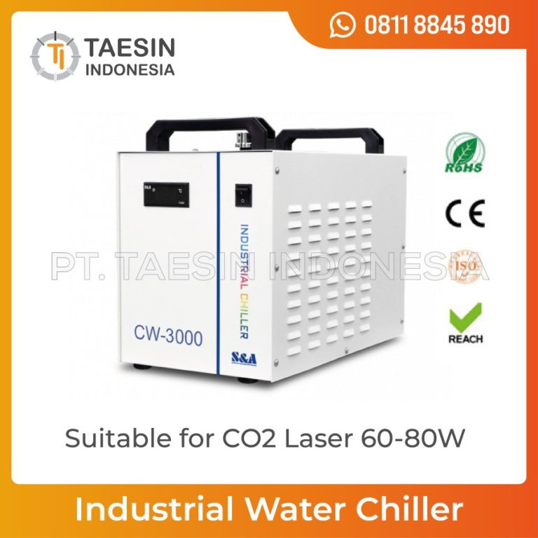 water chiller mesin laser CO2 60 - 80W CW3000